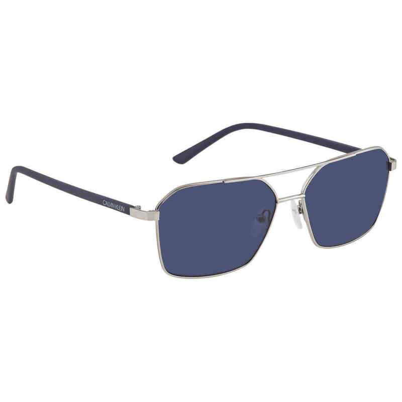 Calvin Klein Blue Navigator Men Sunglasses CK20300S 045 58